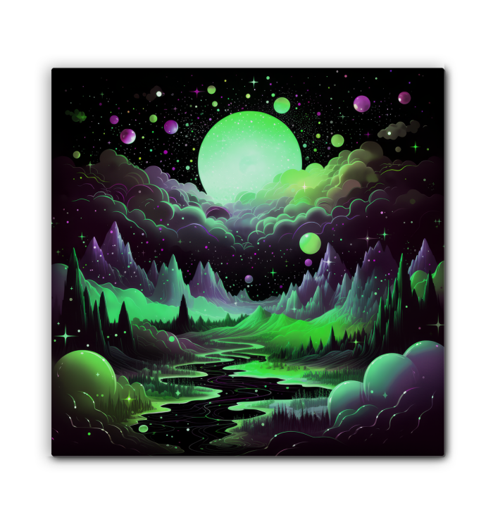 Tranquil Tropics Island Landscape Canvas