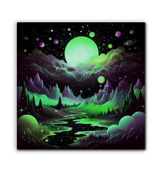 Tranquil Tropics Island Landscape Canvas