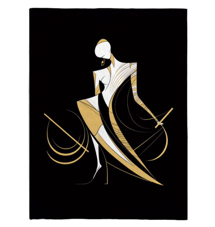 Artful Watercolor Strokes Sherpa Blanket - Beyond T-shirts