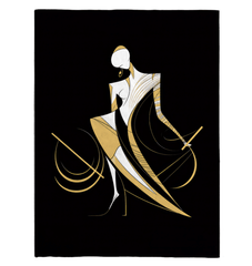 Artful Watercolor Strokes Sherpa Blanket - Beyond T-shirts