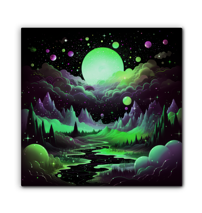 Tranquil Tropics Island Landscape Canvas