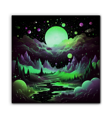 Tranquil Tropics Island Landscape Canvas