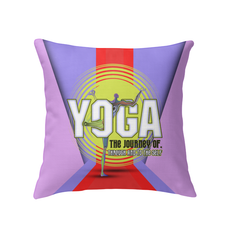 Comfortable pillow for yoga and mindfulness sessions.