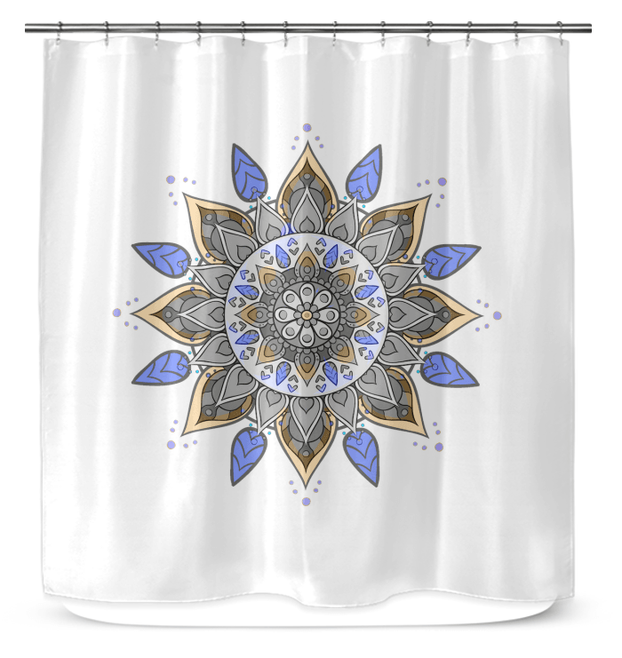 Celestial Mandala Moonlit Curtain - Beyond T-shirts