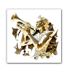 Crescendo Cloud Wrapped Canvas