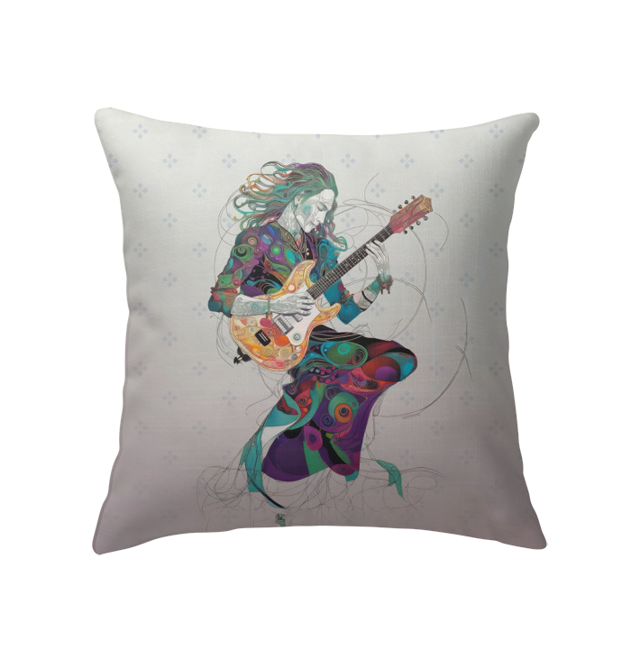Colorful Springtime Spirits pillow for indoor decoration