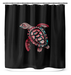 Tranquil Tortoise Oasis Curtain