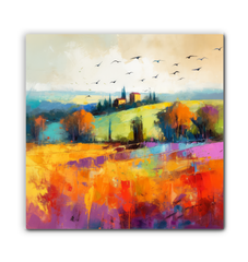 Riverside Retreat Wrapped Canvas