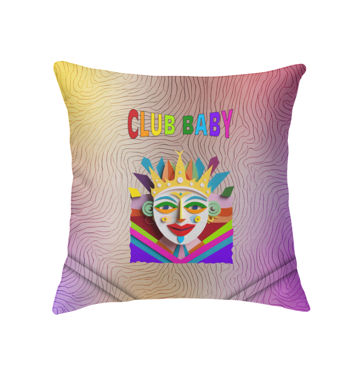 Wizard’s Enchantment Indoor Pillow displayed on a cozy sofa or chair.