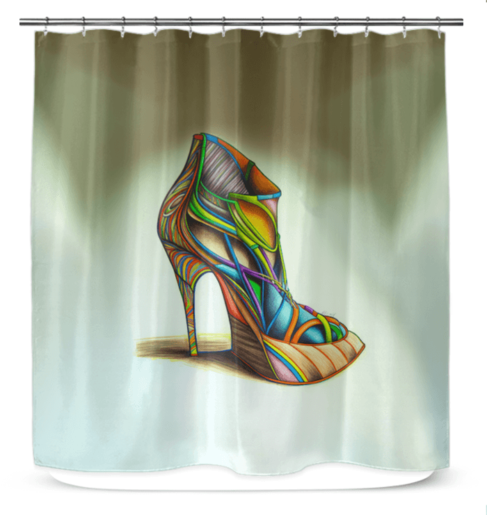 AquaStride Futuristic Shoe Curtain - Beyond T-shirts