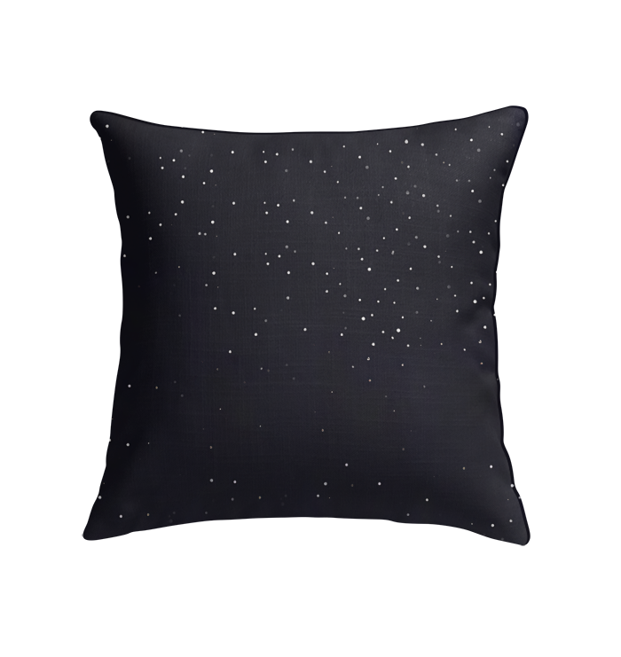 Elegant indoor pillow with Melodic Harmony design on a stylish bed.