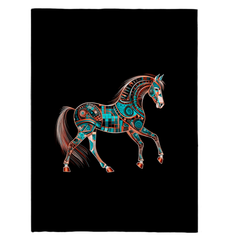 Equestrian Elegance Warm Blanket