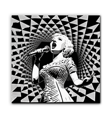 Electro Energy Wrapped Canvas