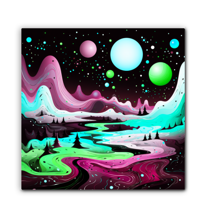 Radiant Redwoods Forest Landscape Canvas