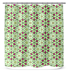 Geometric Bliss Shower Curtain