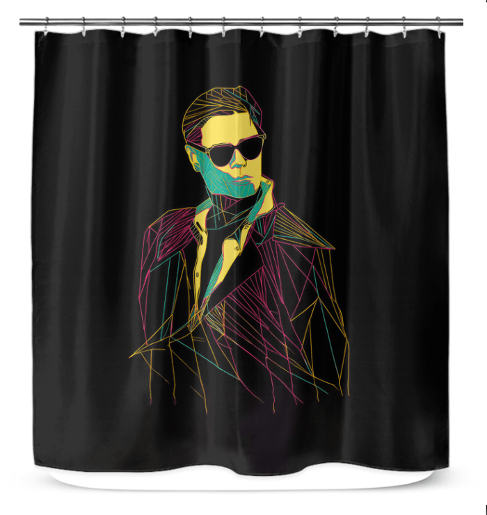 Vintage Vogue Shower Curtain - Beyond T-shirts