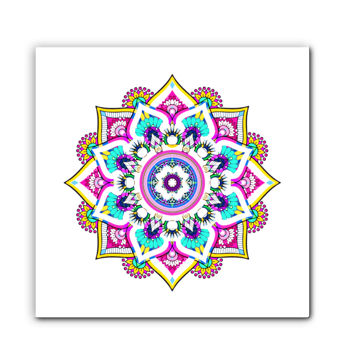 Mandala Ocean Serenity Canvas - Beyond T-shirts