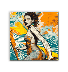 Close-up of Surfing 5 30 Canvas art texture
