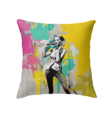 Elegant Abstraction Indoor Pillow