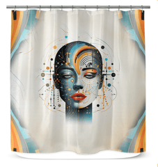 Symphony of Silhouettes Shower Curtain - Beyond T-shirts