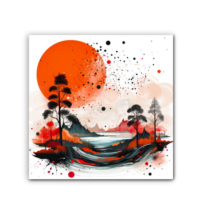 Enchanting Estuary River Landscape Canvas