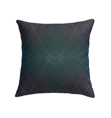 Stylish Urban Opulence Indoor Pillow in a modern living room setting.