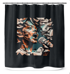 Mystical Melodies Bath Curtain