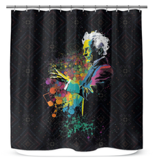 Wildflower Wonders Shower Curtain with colorful floral design for bathrooms.