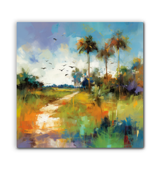 Coastal Serenity Wrapped Canvas