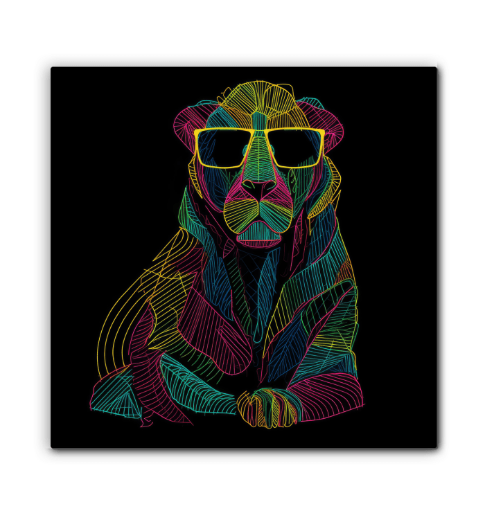Majestic Roar Canvas Art - Beyond T-shirts