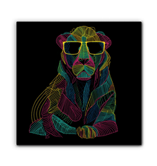 Majestic Roar Canvas Art - Beyond T-shirts