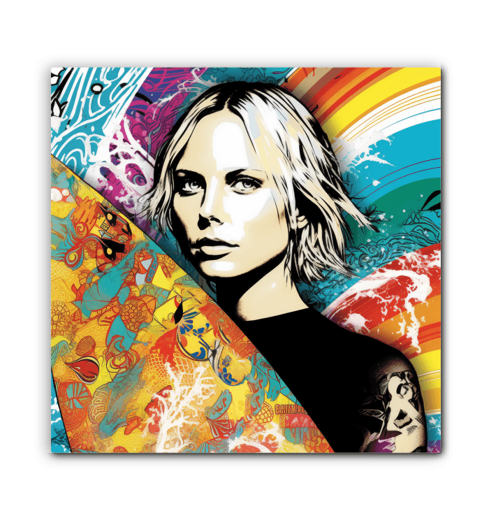 Surfing Spirit Canvas Art - Beyond T-shirts