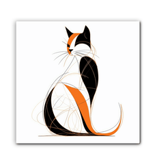 Graceful Cat Watercolor Dream Canvas - Beyond T-shirts