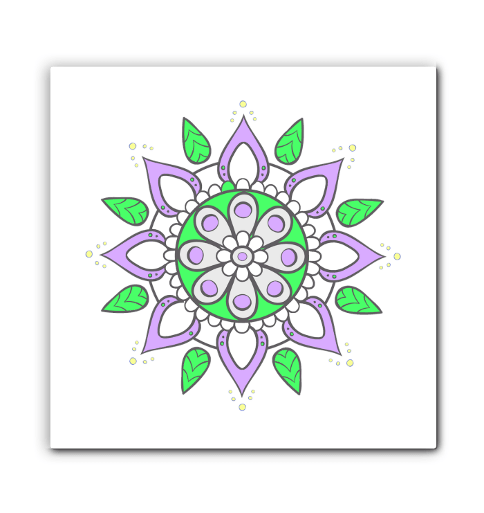 Mandala Blossoms Canvas Triptych - Beyond T-shirts