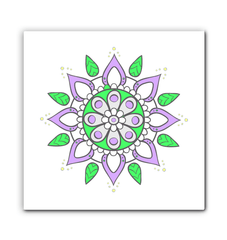 Mandala Blossoms Canvas Triptych - Beyond T-shirts