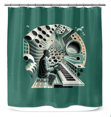 Classical Canvas Shower Curtain