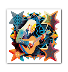 Tuneful Tunes Wrapped Canvas