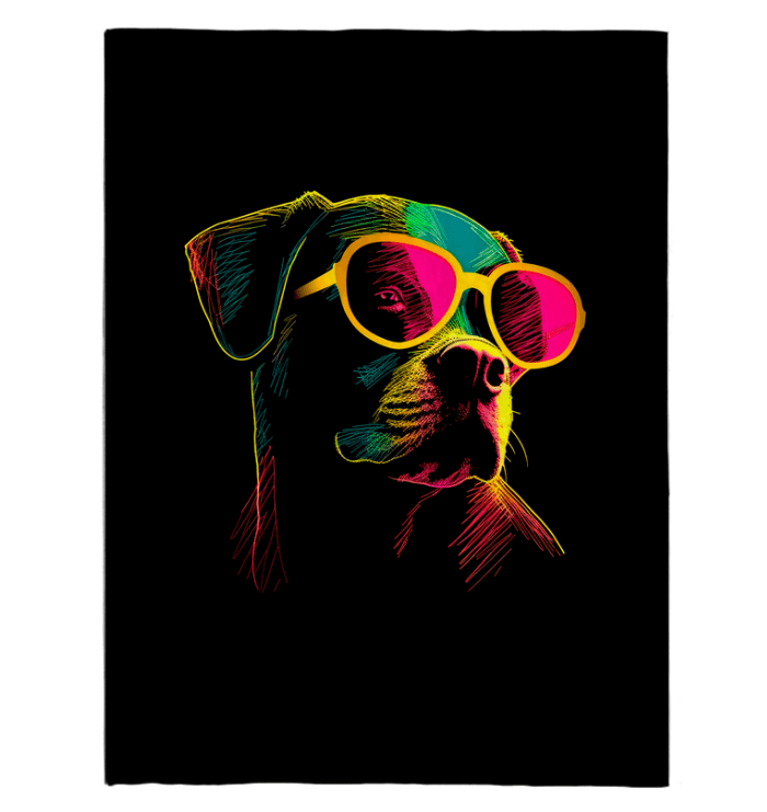 Paw Prints Of Love Sherpa Blanket - Beyond T-shirts