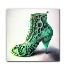 Elevated Elegance: Futuristic Shoe Canvas - Beyond T-shirts