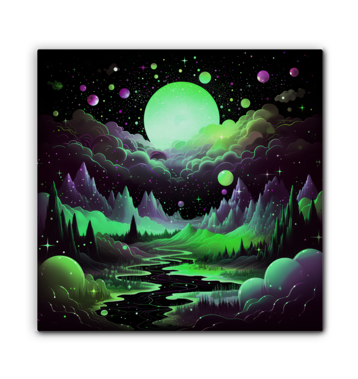 Tranquil Tropics Island Landscape Canvas