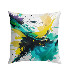 Violinist’s Vibrant Visions Pillow