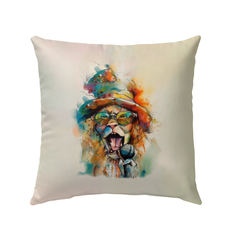 Saxophonist’s Sunset Serenade Pillow