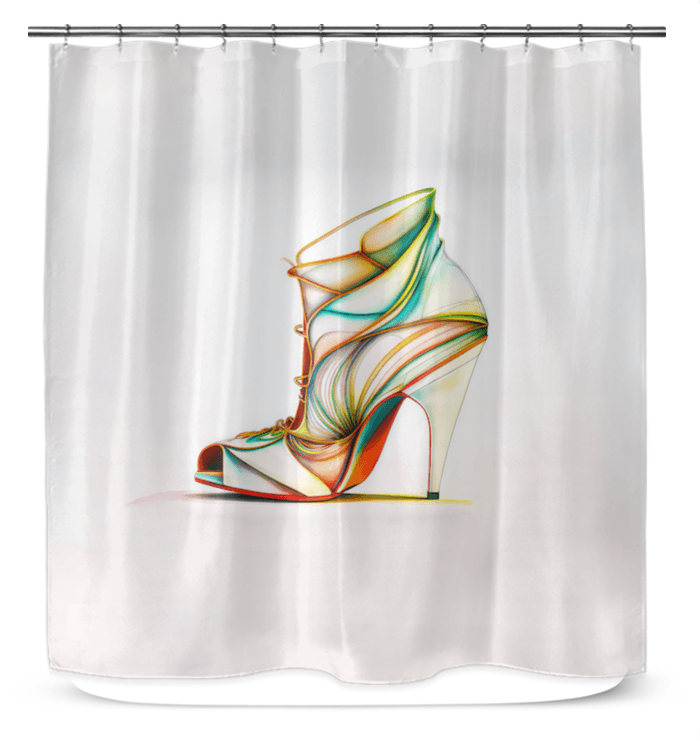 SpaceSole Futuristic Shoe Curtain - Beyond T-shirts