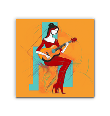 Elegant Couture Escape Wrapped Canvas - Beyond T-shirts