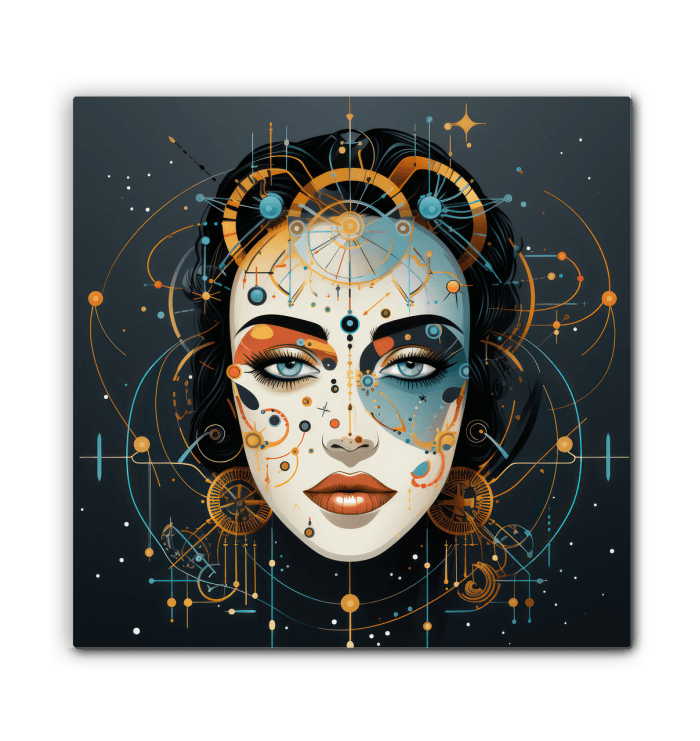 Abstract Elegance: Women's Canvas Art - Beyond T-shirts