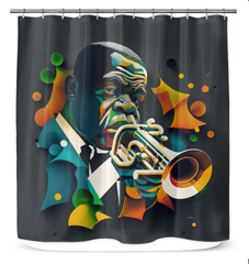 Cantata Canvas Shower Curtain