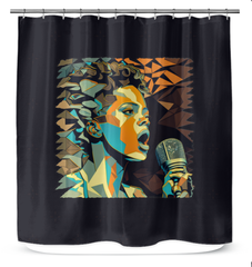 The Ethereal EDM Shower Curtain