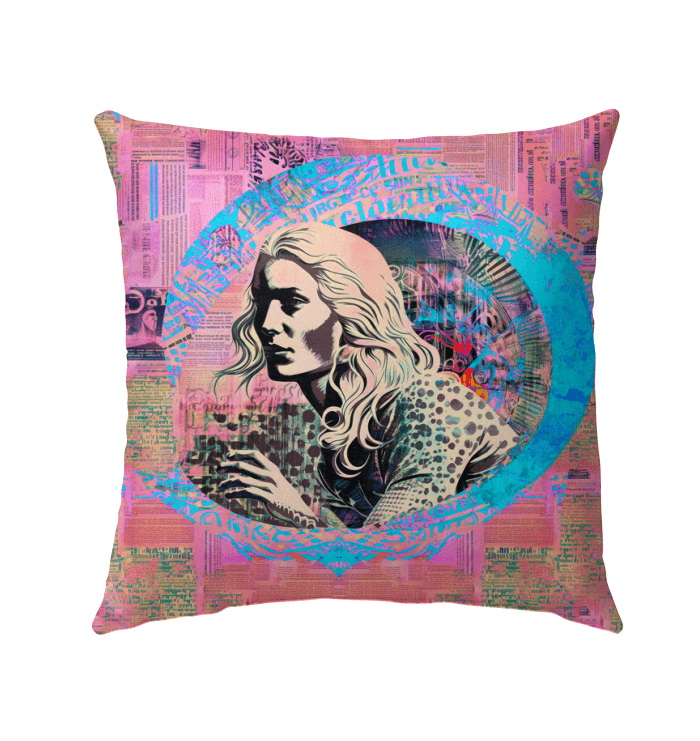 Surfing Odyssey Patio Pillow - Beyond T-shirts