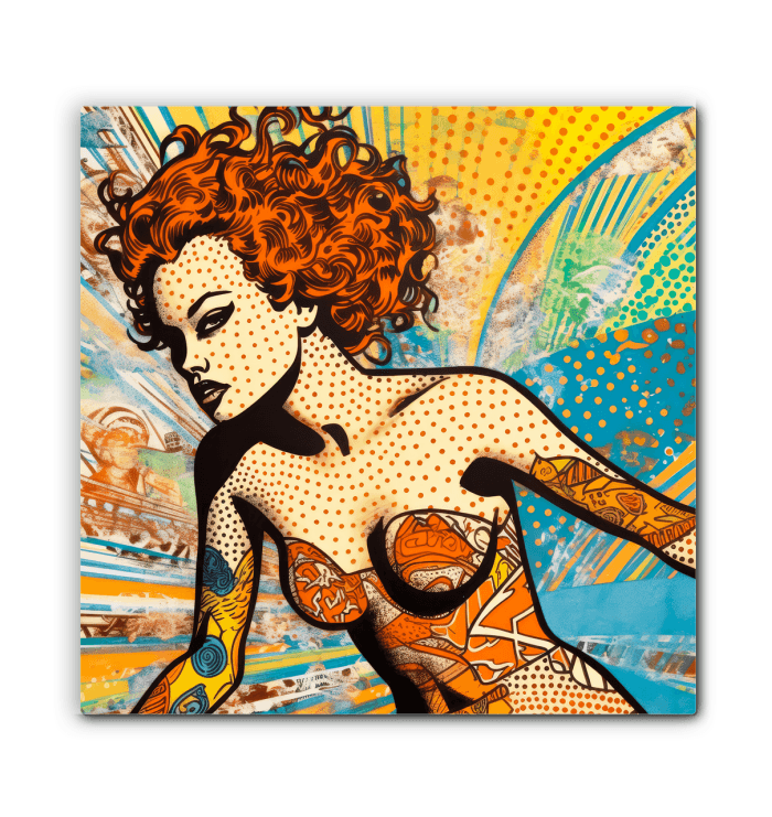 Surfing 5 24 Canvas with ocean wave design