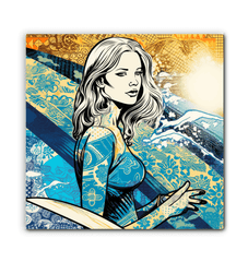 Surfer's Paradise Canvas Print - Beyond T-shirts